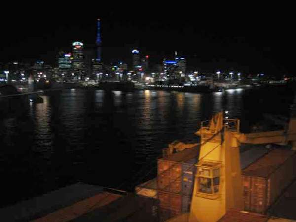 Arrivée à Auckland