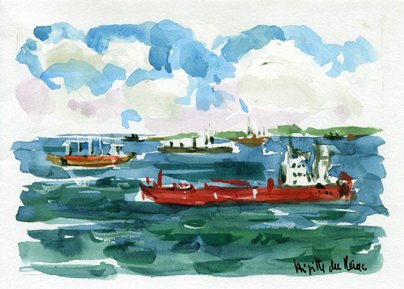 bateau en mer