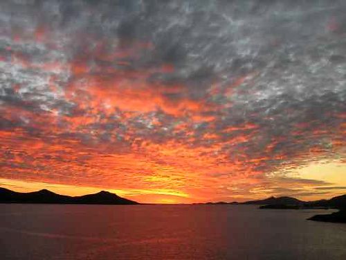 Coucher de soleil sur Nouméa