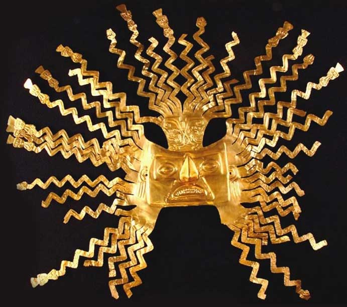 Masque d'or Quito