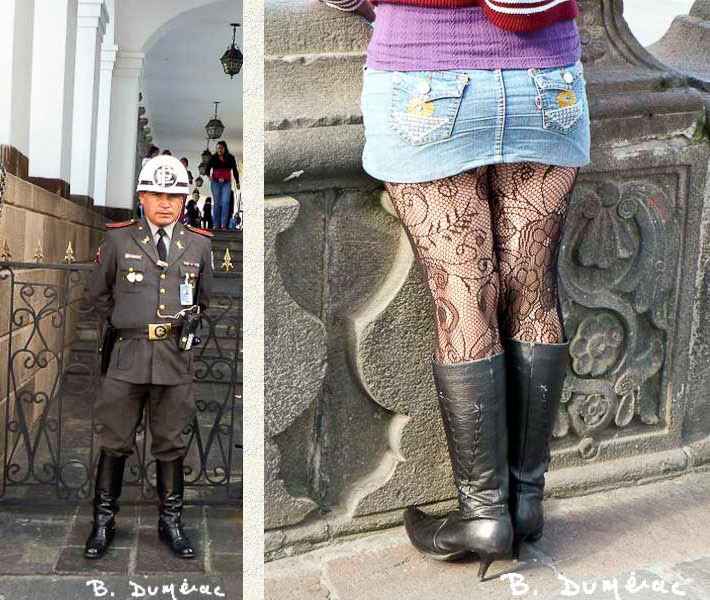 Quito, garde et fille