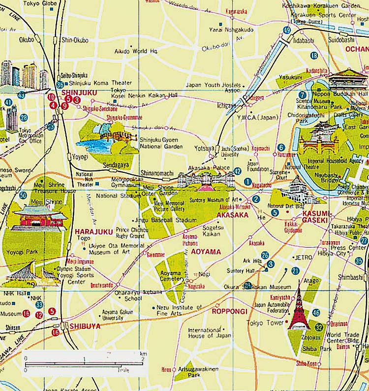 Carte Tokyo 2