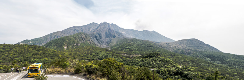 sakurajima le volcan panorama