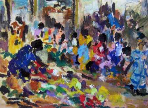 Un marché à Lae