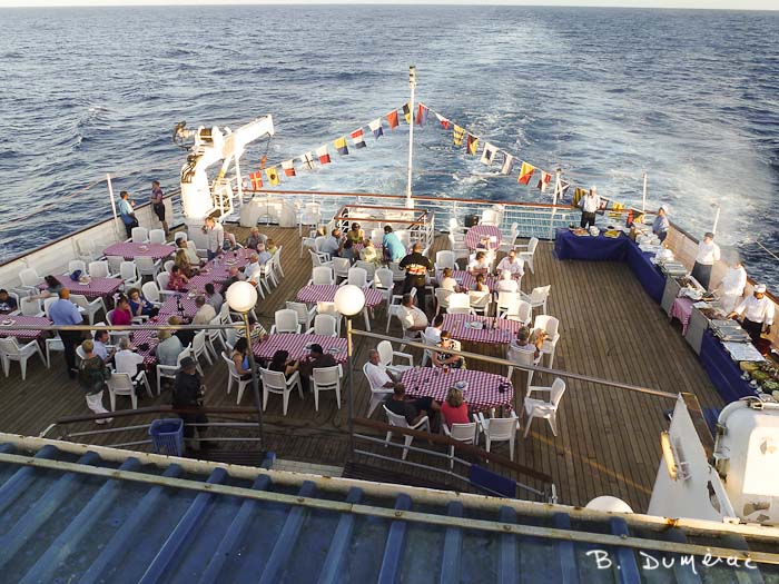 Barbecue sur le RMS