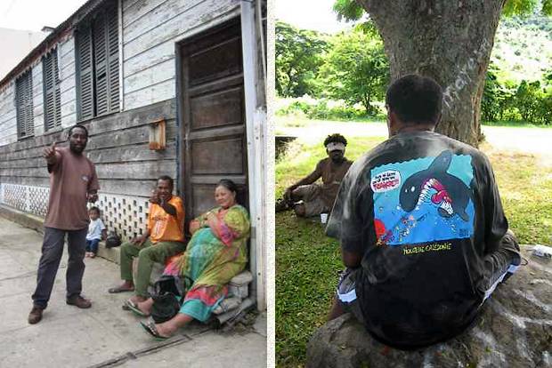 maison et gens à Nouméa