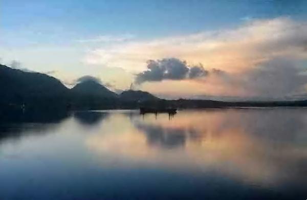coucher de soleil à Rabaul